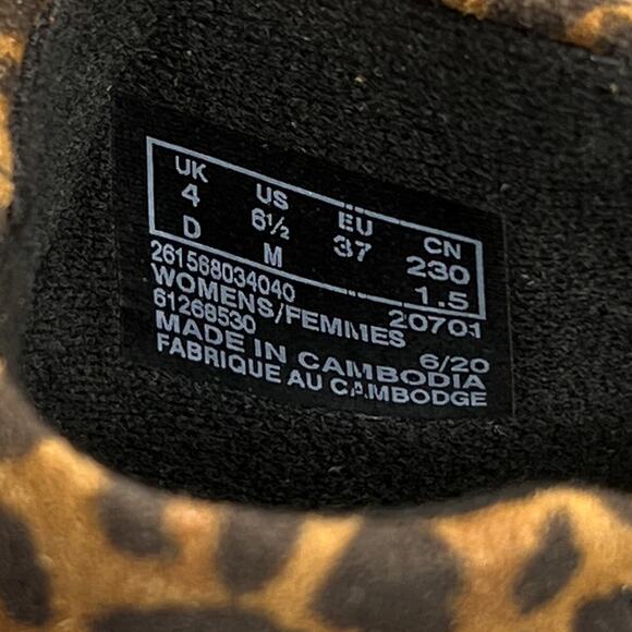 Clarks Collection Ankle Boots Suede Leopard Print Pointed Toe Kitten Heel 6.5M - Picture 11 of 12